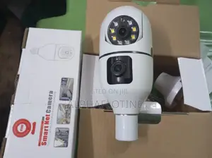 Dual Lens PTZ Bulb Camera 2mp