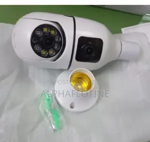 2mp Dual Lens Bulb PTZ Security Camera