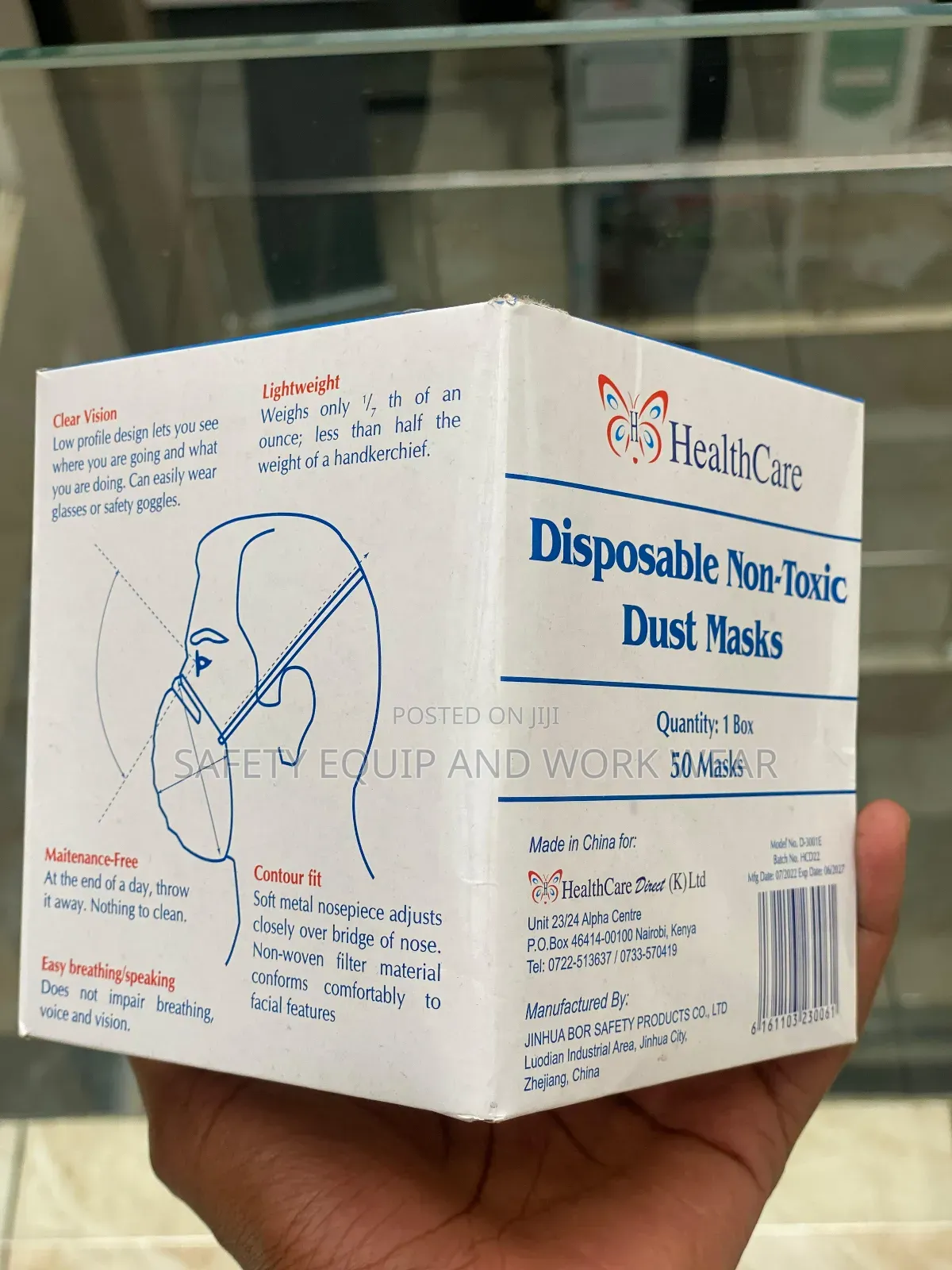 Single Use Dust Mask For Light Duty Protection