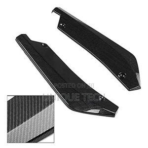 Carbon Look Rear Bumper Diffuser – Universal Splitter