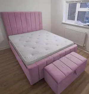 5x6 Baby Pink Chester Bed + Storage Box - Payment on Delivery