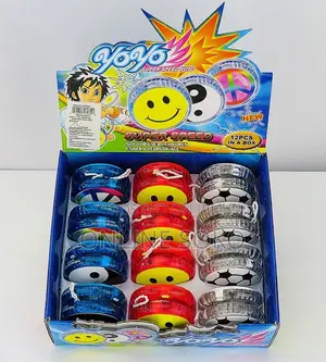 Classic Kids Yo-Yos Led Flashing Lights Yoyo Toy Games