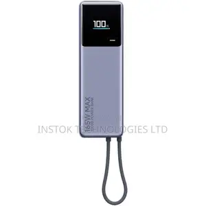 Xiaomi 165w Power Bank 10000mah With Integrated Cable
