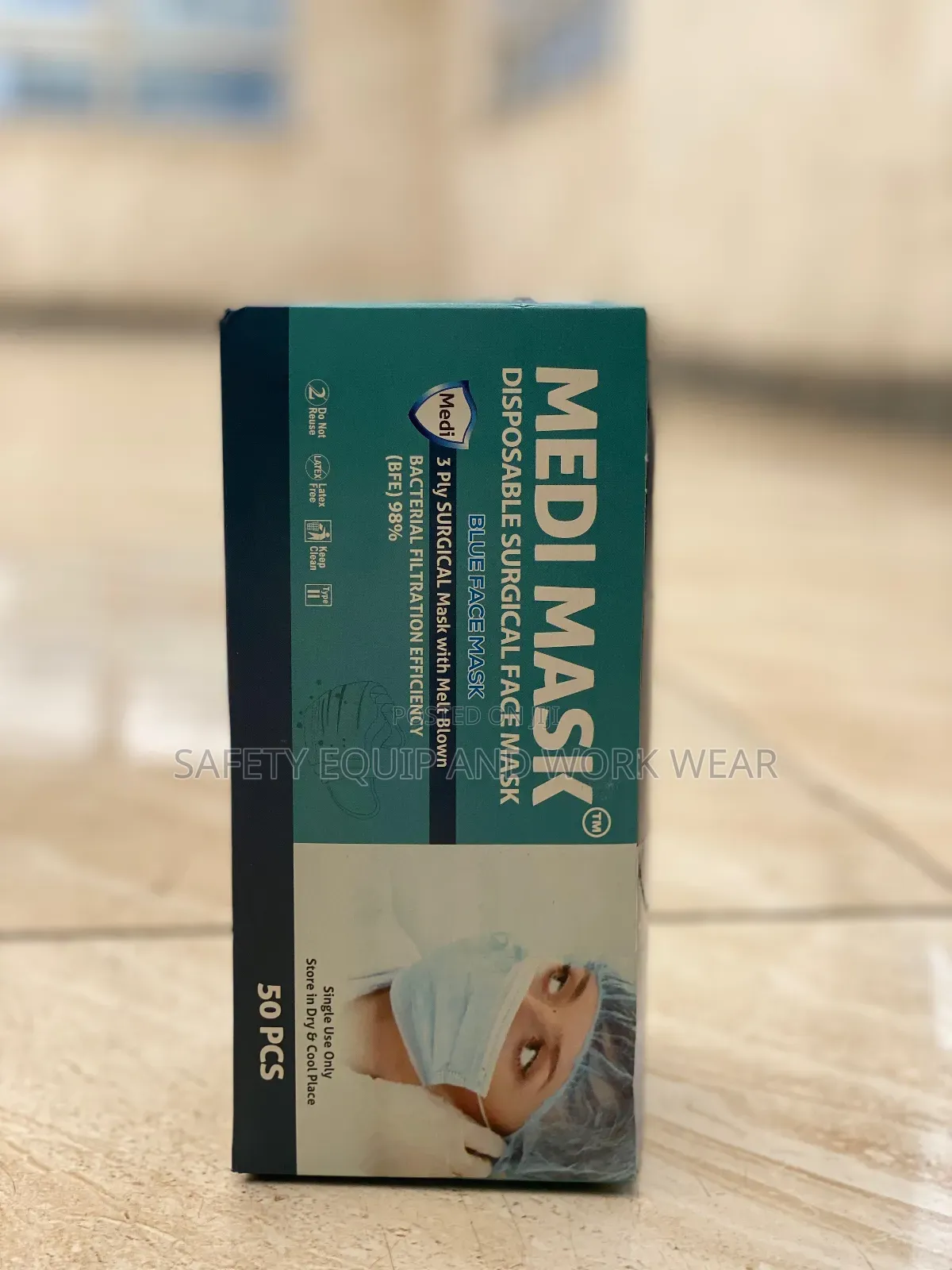 Medimask With Soft Elastic Loops For Comfort.