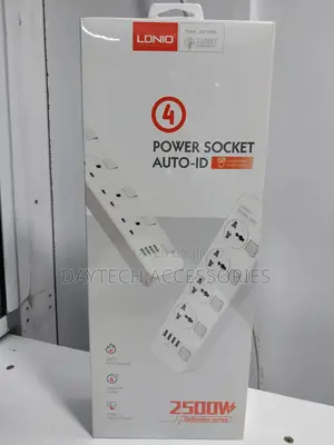 Ldnio Sc4408 Power Strip 4 Outlets With Individual Switches