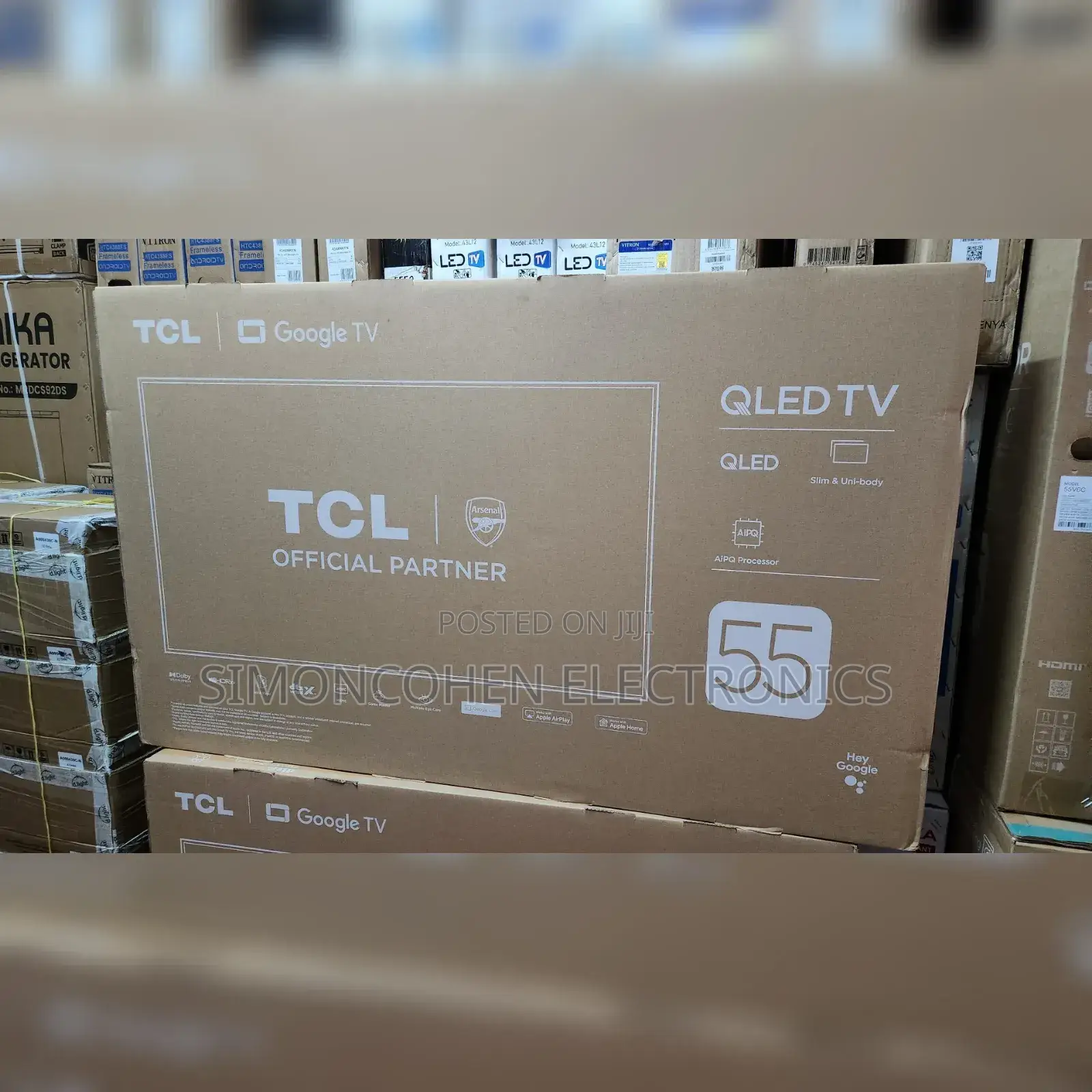 Tcl 55 " Smart Qled Google Tv