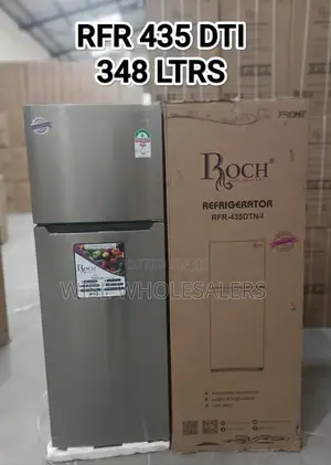 Roch 348l No Frost Double Door Fridge Rfr-435-dt-i