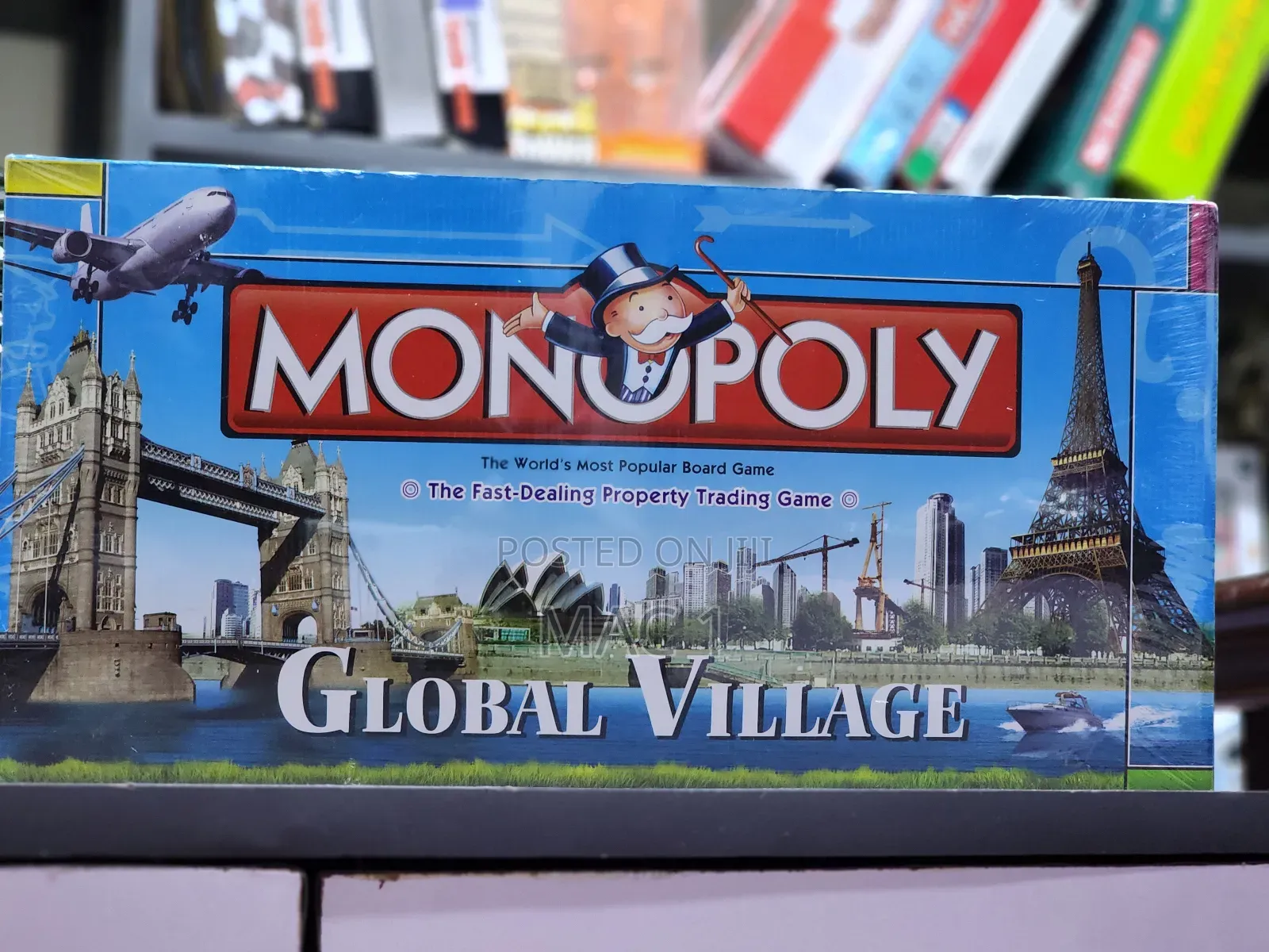 Premium Monopoly Global Village Large Size