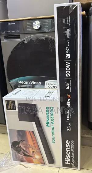 Hisense Soundbar 3.1 Channel 480 Watts Wireless Ax3100q