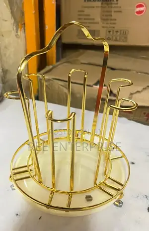 New Model Round Glass Holder With Tray