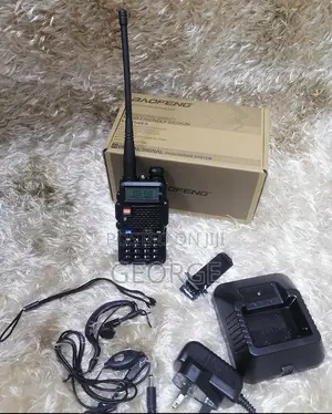 Two^Way Radio With Ear Piece Baofeng Uv-5r Dual Band