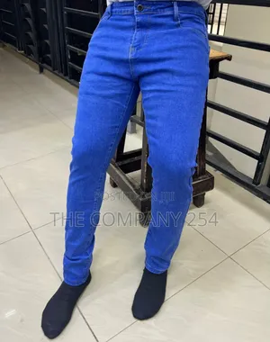 Quality Casual Plain Denim Made Jeans Trousers