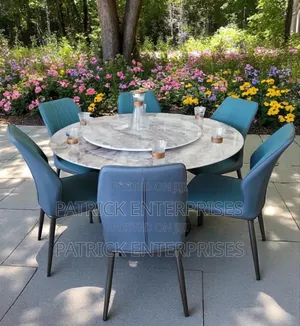 Imported Modern Marble Round Dining Table