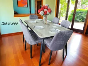 Imported Modern Marble Dining Table 6 Seater