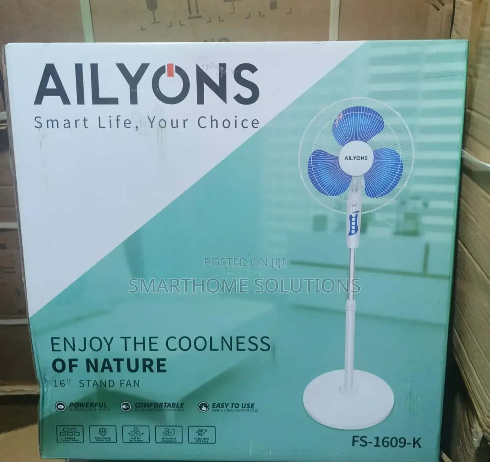 Ailyons 16" 3 Blade/Speed Wall Fan