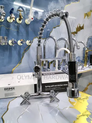 Brimix Kitchen Mixer Wall (Silver and Black