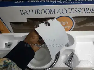 Bathrrom Acccessories Set Silver