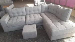 Classic L Seat Sofa With Buff