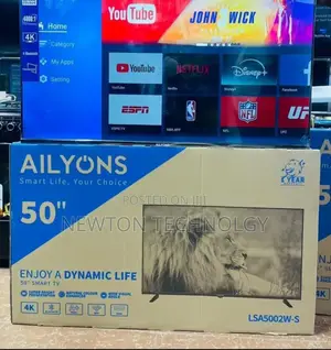 50" Smart Tv With Bluetooth