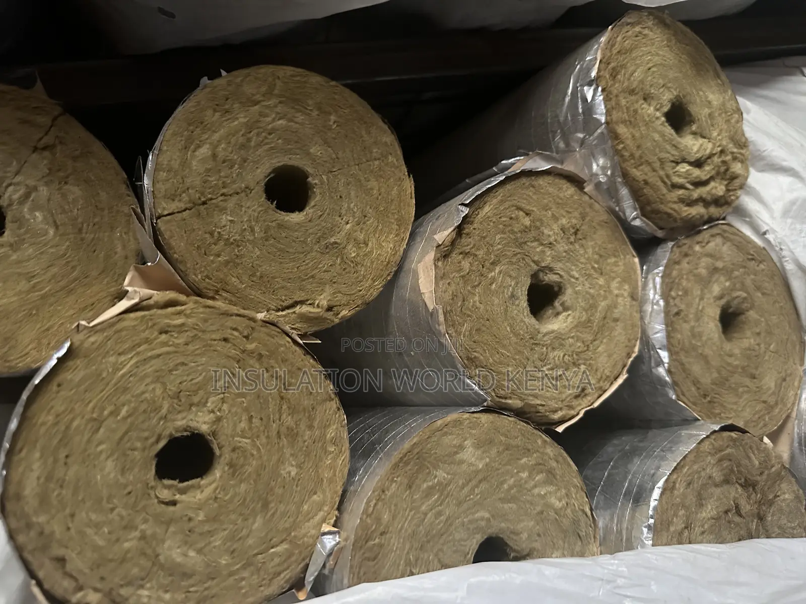 Preformed Rockwool Pipes 50mm Wall Thickness Available