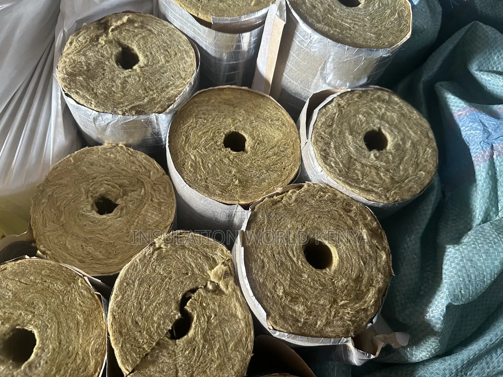Preformed Rockwool Pipes 50mm Wall Thickness Available
