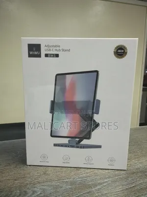 Wiwu Adjustable Usb-C Hub Tablet Stand (8 in 1)