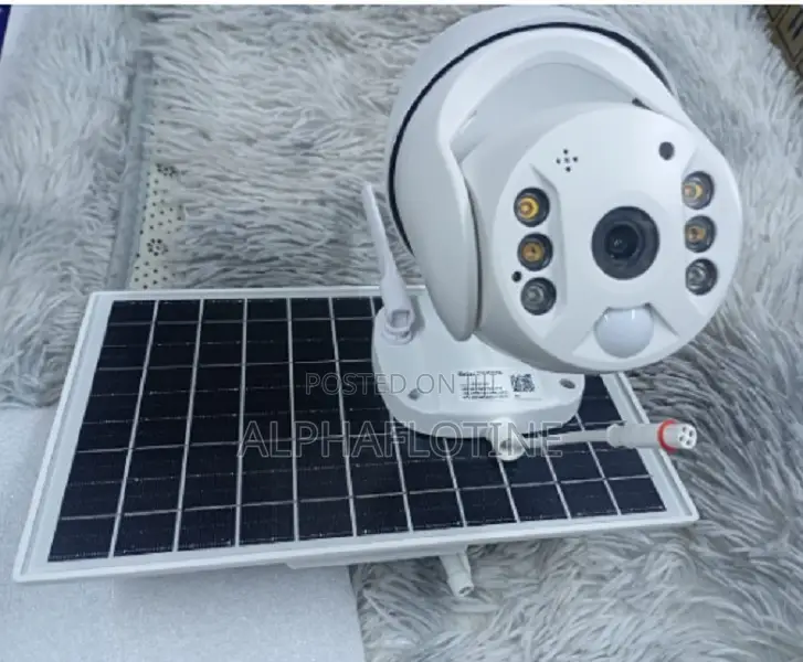 Solar Camera Powered PTZ 360° CCTV Single Lens