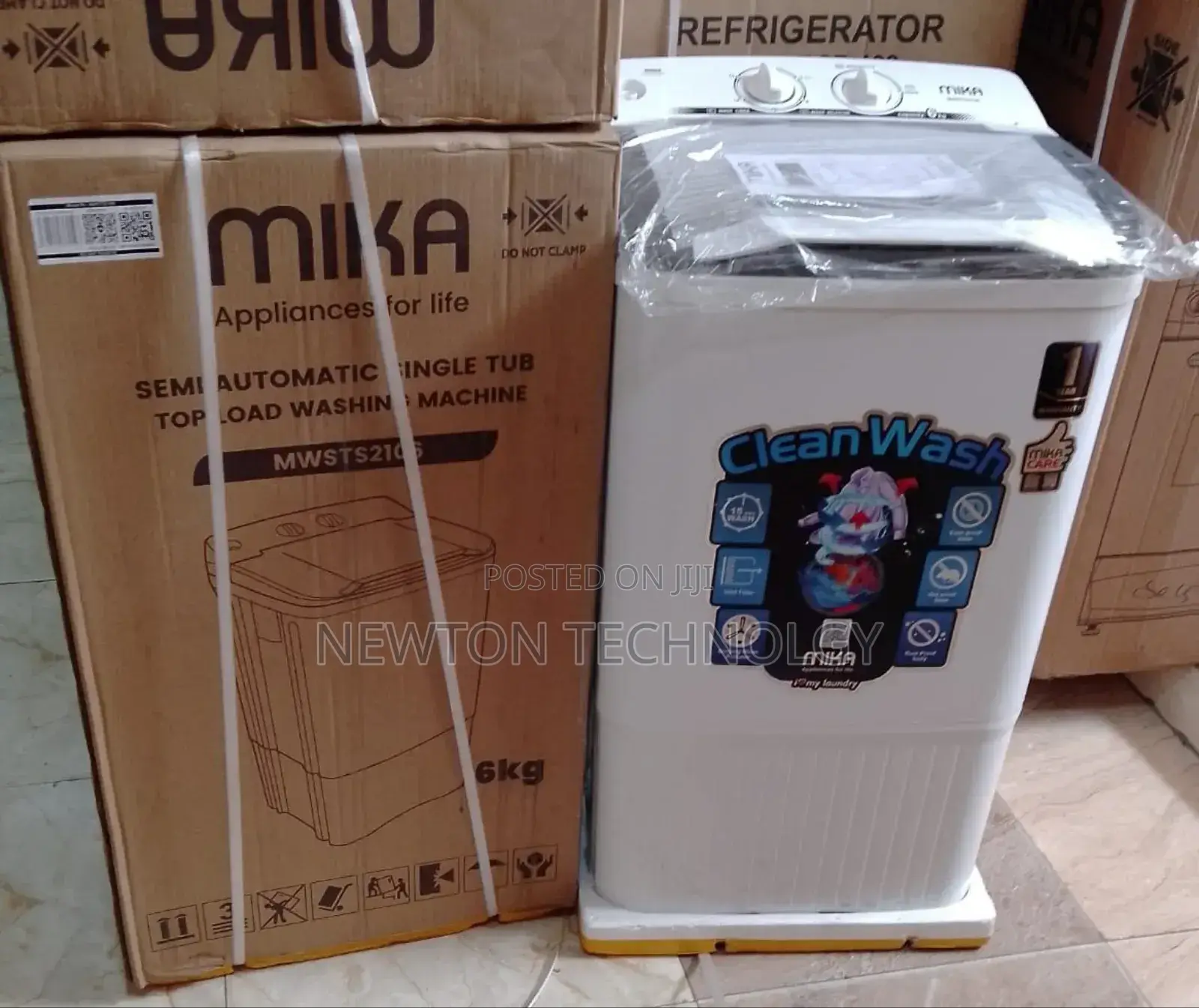 Washing Machine Mika 6kg Top Load