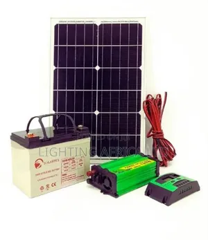 80 Watts Solar + 40ah Battery + 150 Watt Inverter Home Kit