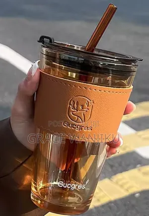 Glass Cup With Cover