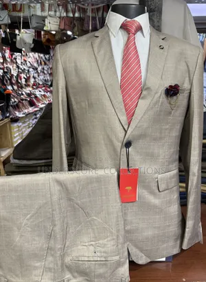 Executive Men Checked Suits