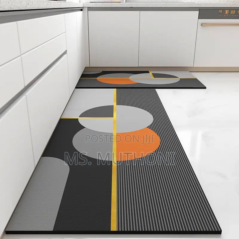 2pcs Diatomite Rubber Kitchen Mats*
