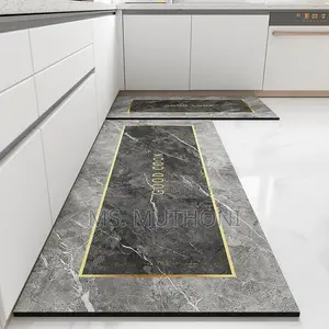 2pcs Diatomite Rubber Kitchen Mats*