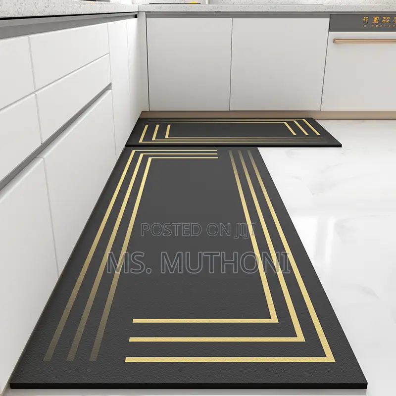 2pcs Diatomite Rubber Kitchen Mats*