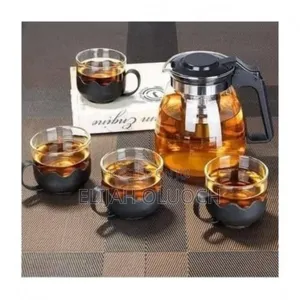 Heat Resistant Borosilicate Glass 5in1 Tea Pot