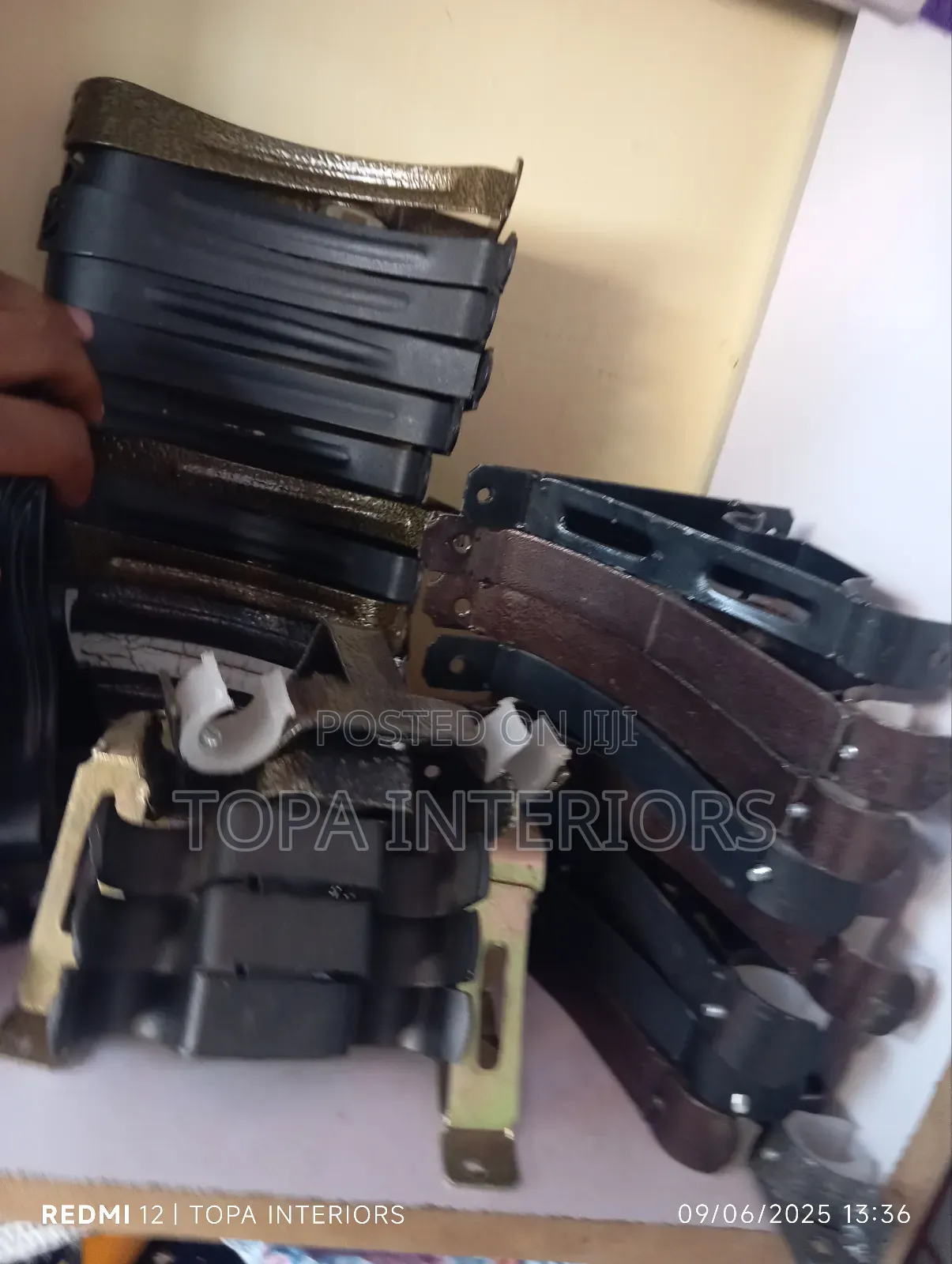 Wall Mounted Powder Coated Curtain Rod Brackets Per Piece