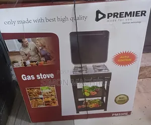 Premier 4 Gas Standing Cooker With Shelves