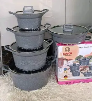 Bosch 10pcs Grey Best Cookware Set