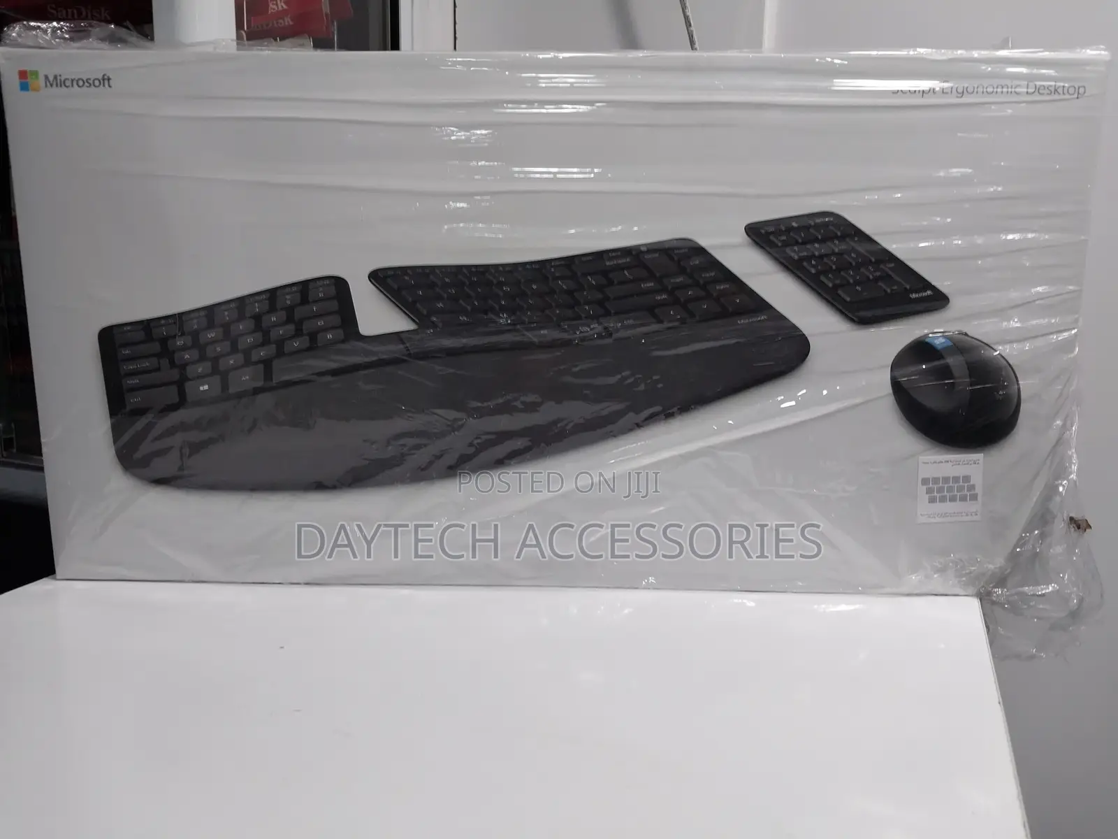 Microsoft Sculpt Ergonomic Keyboard for Business Wireless.