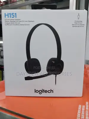 Logitech H151 Wired Headphones on Ear Headphones With Mic