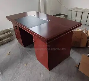 Office Desk: Director's Boss Writing Mahogany Table -1200mm