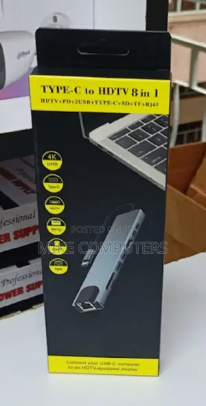 8 in 1 Type-C Usb Hub Aluminum Alloy