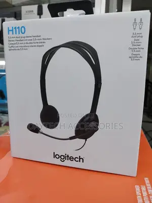 Logitech Stereo Headset H110 Black (3.5 Mm Jack) 981-000271