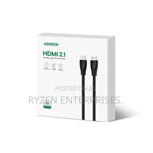 Ugreen Hdmi 2.1 8k Male To Male Cable Black 3m
