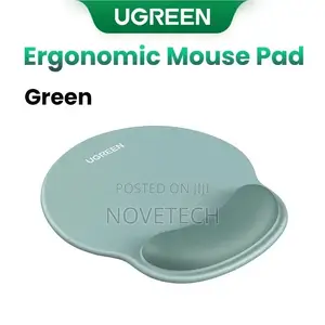 Ugreen Mouse Pad Wrist Support Ergonomic Fabric -Green Lp668