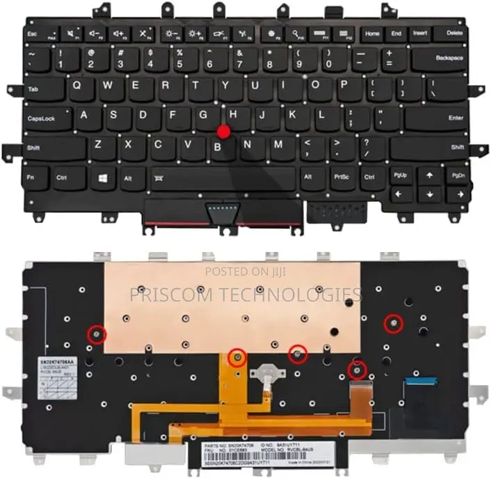 Laptop Keyboard For Lenovo Thinkpad X1 Carbon 4th Gen
