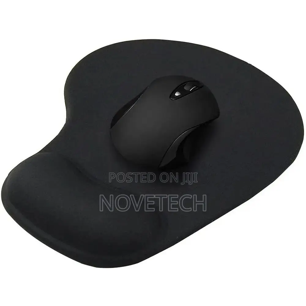Ugreen Mouse Pad Wrist Support Ergonomic Fabric -Black-Lp668
