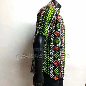 Kitenge Men Shirt With Buttons All Down
