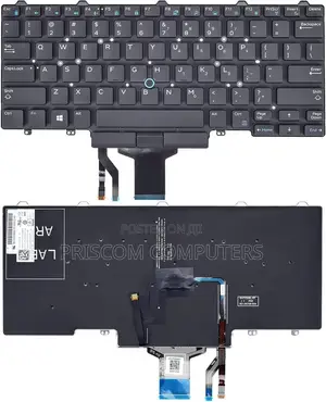 Backlit Keyboard For Dell Latitude 3340, E7470, E5450, E5470