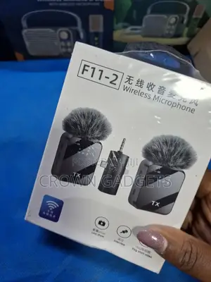 F11-2 Wireless Microphone System With Charging Case